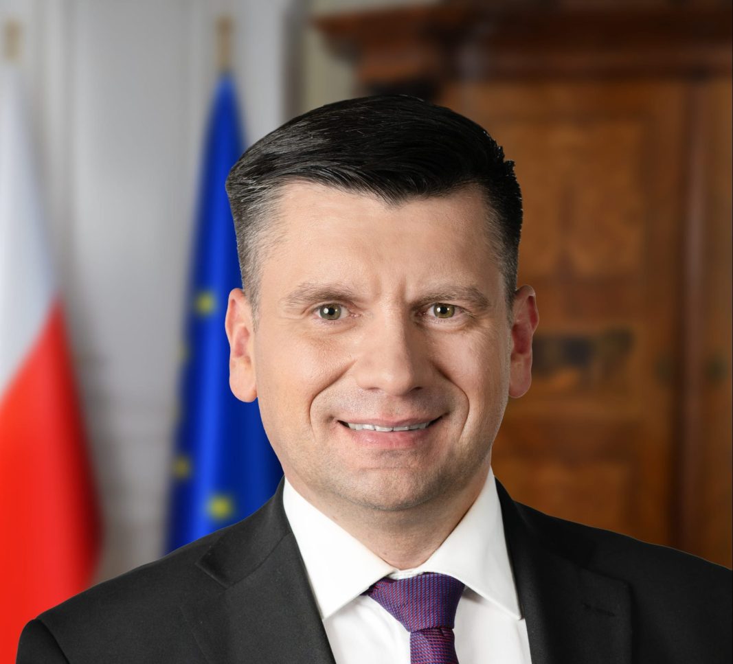 Marszałek województwa małopolskiego Łukasz Smółka