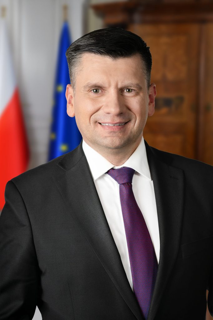 Marszałek województwa małopolskiego Łukasz Smółka